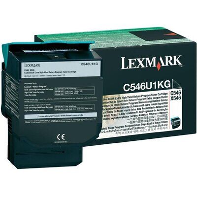 Original Lexmark C546U1KG Toner Schwarz (~8000 Seiten)