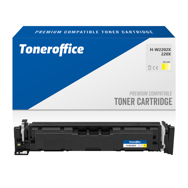 Kompatibel zu HP W2202X Toner Y Yellow 220X (~5500 Seiten)