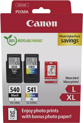 Original Canon PG-540 L + CL-541 XL Doppelpack...