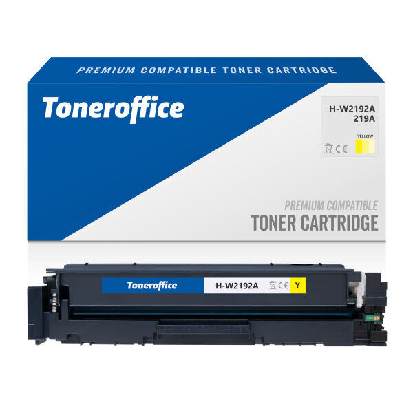 Kompatibel zu HP W2192A Toner Y Yellow 219A (~1200 Seiten)