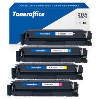 Kompatibel zu HP 219A W2190A W2191A W2192A W2193A Toner BK C M Y 4er Set