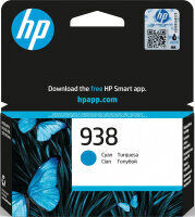 Original HP 938 Cyan 4S6X5PE Druckerpatrone (~800 Seiten)