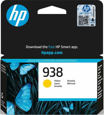 Original HP 938 Gelb 4S6X7PE Druckerpatrone (~800 Seiten)