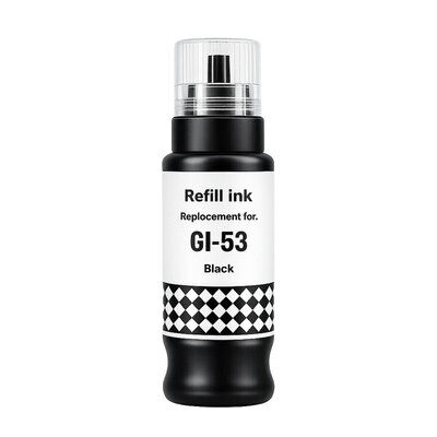 Kompatibel zu Canon GI-53 BK Schwarz 4699C001 Tinte...