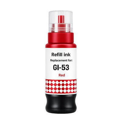 Kompatibel zu Canon GI-53 R Rot 4717C001 Tinte (~3000...