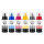 Kompatibel zu Canon GI-53 Tinte BK C M Y GY R 6er Set Multipack (BK~3700 S./C M Y GY R~3000 S.)