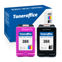 HP 304 Multipack kompatibel – 2er Set Schwarz und Farbe