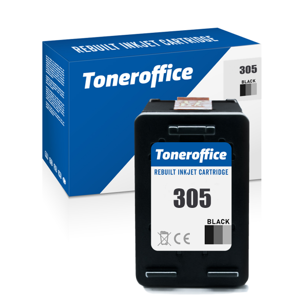 Kompatibel zu HP 305 Schwarz Druckerpatrone 3YM61AE