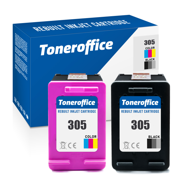 HP 305 Multipack kompatibel – 2er Set Schwarz und Farbe