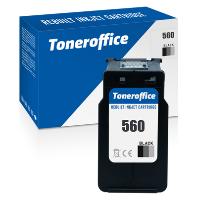Kompatibel zu Canon PG-560 BK Schwarz Druckerpatrone...