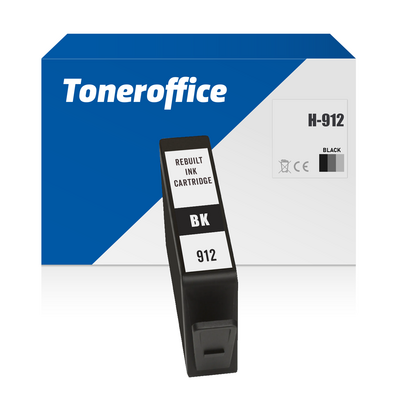 Kompatibel zu HP 912 BK 3YL80AE Druckerpatrone Schwarz...