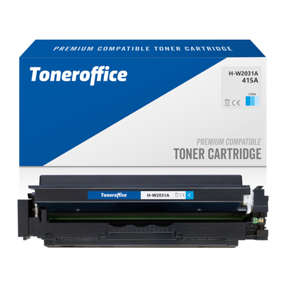 Kompatibel zu HP 415A W2031A Toner Cyan (~2100 Seiten)