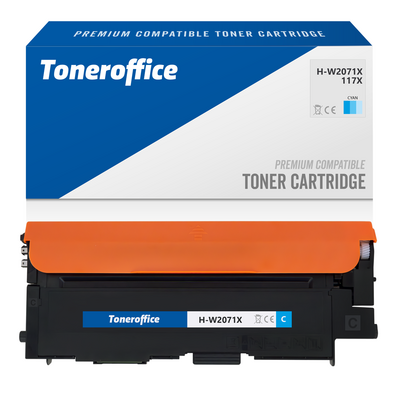 Kompatibel zu HP 117X W2071X Toner Cyan (~1300 Seiten)
