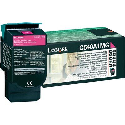 Original Lexmark C540A1MG Toner Magenta (~1000 Seiten)