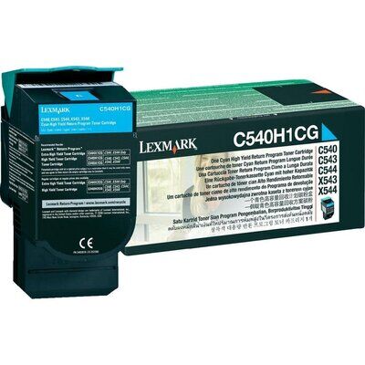 Original Lexmark C540H1CG Toner Cyan (~2000 Seiten)