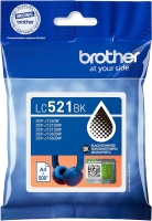 Original Brother LC-521BK Schwarz Druckerpatrone (~500 Seiten)
