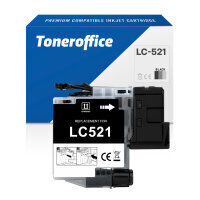 Kompatibel zu Brother LC-521BK Schwarz Druckerpatrone (~500 Seiten)