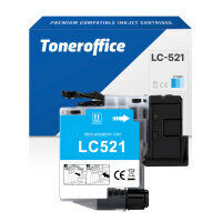 Kompatibel zu Brother LC-521C Cyan Druckerpatrone (~500 Seiten)