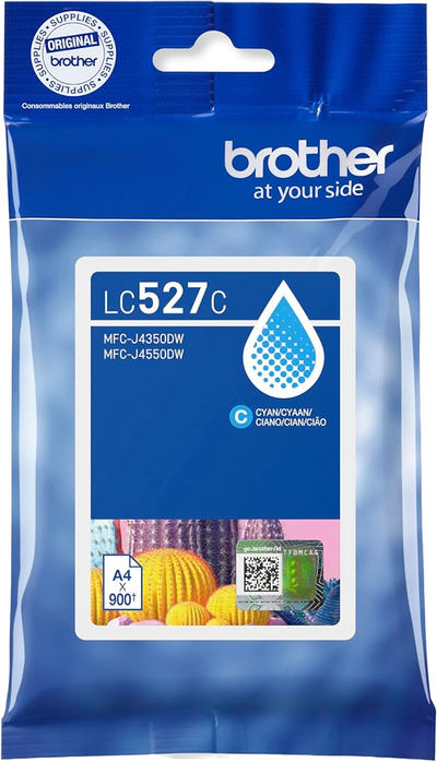 Original Brother LC-527C Cyan Druckerpatrone (~900 Seiten)