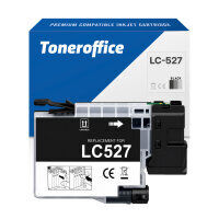Kompatibel zu Brother LC-527BK Schwarz Druckerpatrone (~1200 Seiten)