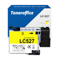 Kompatibel zu Brother LC-527Y Gelb Druckerpatrone (~900 Seiten)