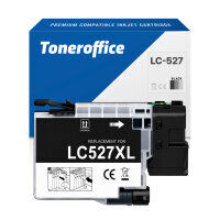 Kompatibel zu Brother LC-527 XL BK Schwarz Druckerpatrone (~3500 Seiten)