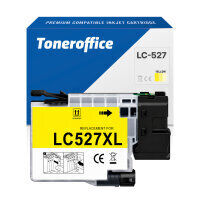 Kompatibel zu Brother LC-527 XL Y Gelb Druckerpatrone (~2000 Seiten)