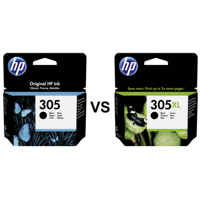 HP 305 vs HP 305XL &ndash; Unterschiede bei Reichweite...