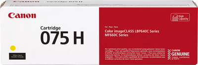 Original Canon 075H Toner Y Gelb 6366C002 (~2500 Seiten)