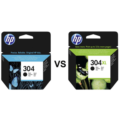 HP 304 vs HP 304XL - Unterschiede bei Reichweite und Kosten