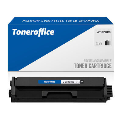 Kompatibel zu Lexmark C332HK0 Schwarz Toner (~3000 Seiten)