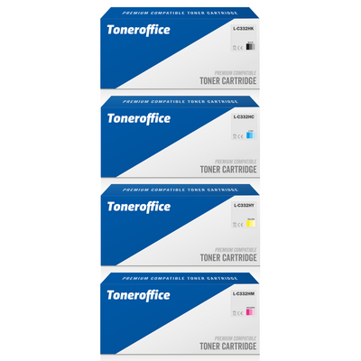 Kompatibel zu Lexmark C332H Toner Multipack BK C M Y