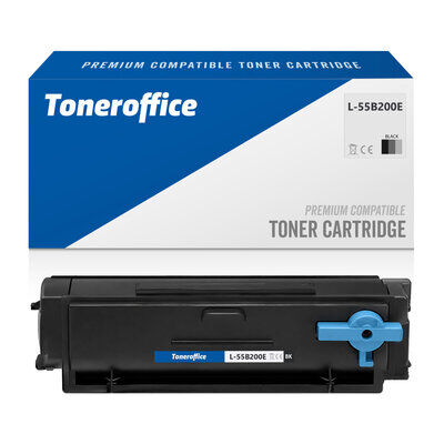 Kompatibel zu Lexmark 55B200E Schwarz Toner (~3.000 Seiten)