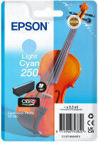 Original Epson 250 C13T16N54010 Cyan (hell) Druckerpatrone (5.3ml, ~360 Seiten)