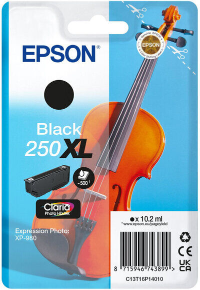 Original Epson 250XL C13T16P14010 Schwarz Druckerpatrone...