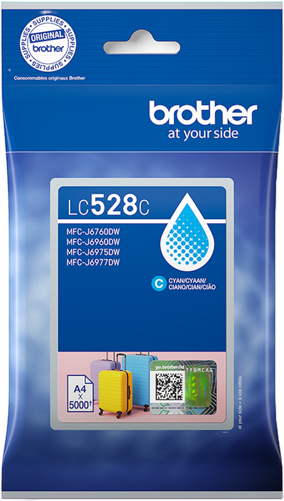 Original Brother LC-528C Cyan Druckerpatrone (~5000 Seiten)