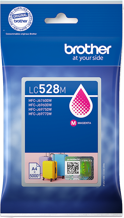 Original Brother LC-528M Magenta Druckerpatrone (~5000...