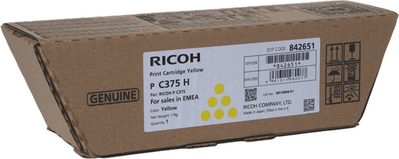 Original Ricoh 842651 P-C375H Toner Gelb (~10.000 Seiten)