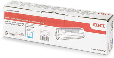 Original OKI 47095703 Cyan Toner (~5000 Seiten)