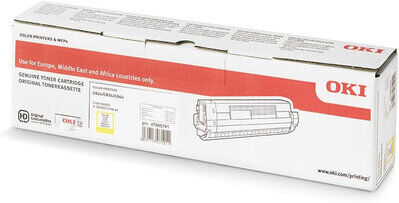 Original OKI 47095701 Gelb Toner (~5000 Seiten)