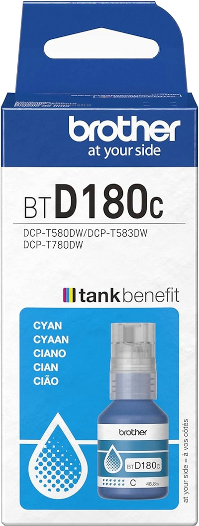 Original Brother BTD180C Tinte Cyan (48,8ml)