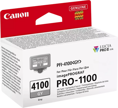 Original Canon PFI-4100 GY Grau 6783C001 Tintenpatrone...