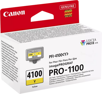 Original Canon PFI-4100 Y Gelb 6780C001 Tintenpatrone (80ml)