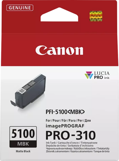 Original Canon PFI-5100 MBK Schwarz matt 6951C001...
