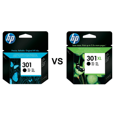 HP 301 vs HP 301XL &ndash; Unterschiede bei Reichweite...