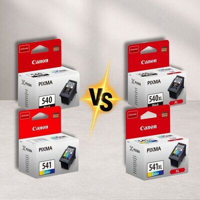 Canon PG-540 / CL-541 vs PG-540 L / CL-541 XL &ndash;...