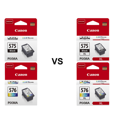 Canon PG-575 / CL-576 vs PG-575 XL / CL-576 XL &ndash;...