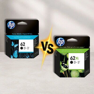 HP 62 vs HP 62XL &ndash; Unterschiede bei Reichweite und...