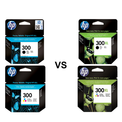 HP 300 vs HP 300XL &ndash; Unterschiede bei Reichweite...