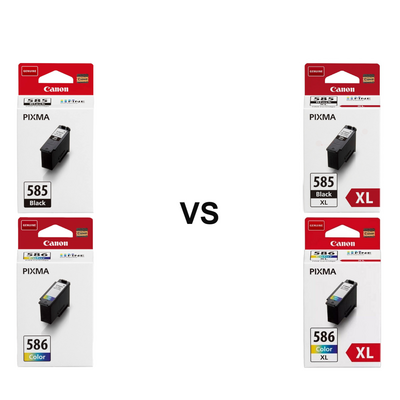 Canon PG-585 / CL-586 vs PG-585 XL / CL-586 XL &ndash;...